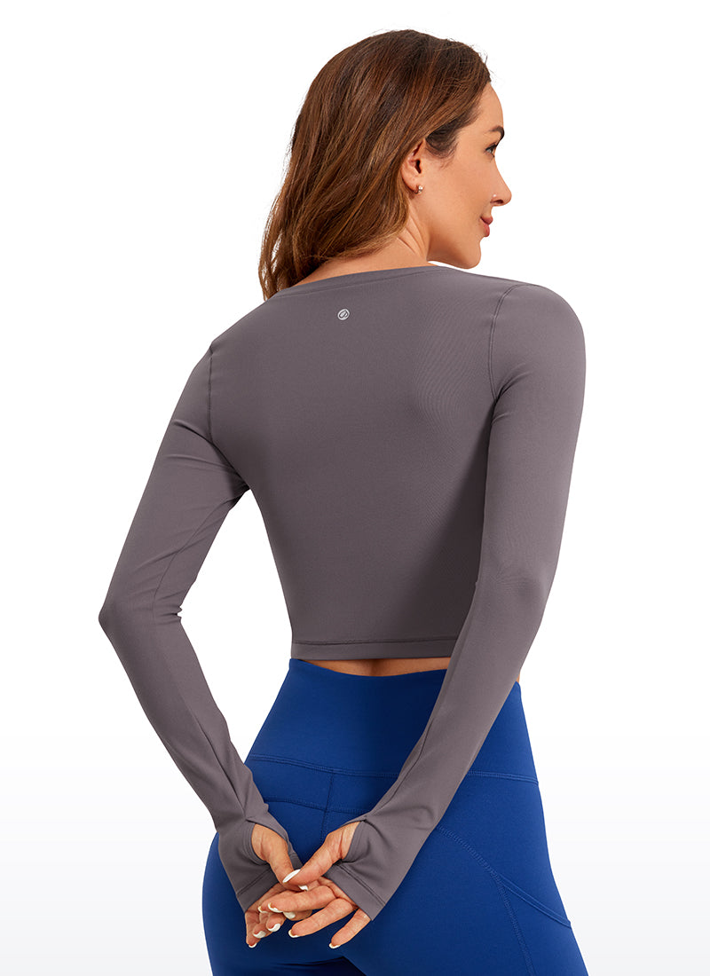 CRZ YOGA Leggings ng yoga ng manga larga Butterluxe para sa mujer Tornado
