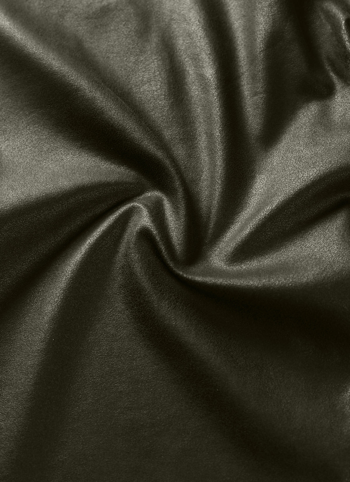 CRZ YOGA Babae Butterluxe Matte na Pekeng Leather na Leggings na 25'' Disenyo ng Foil na Olive Green