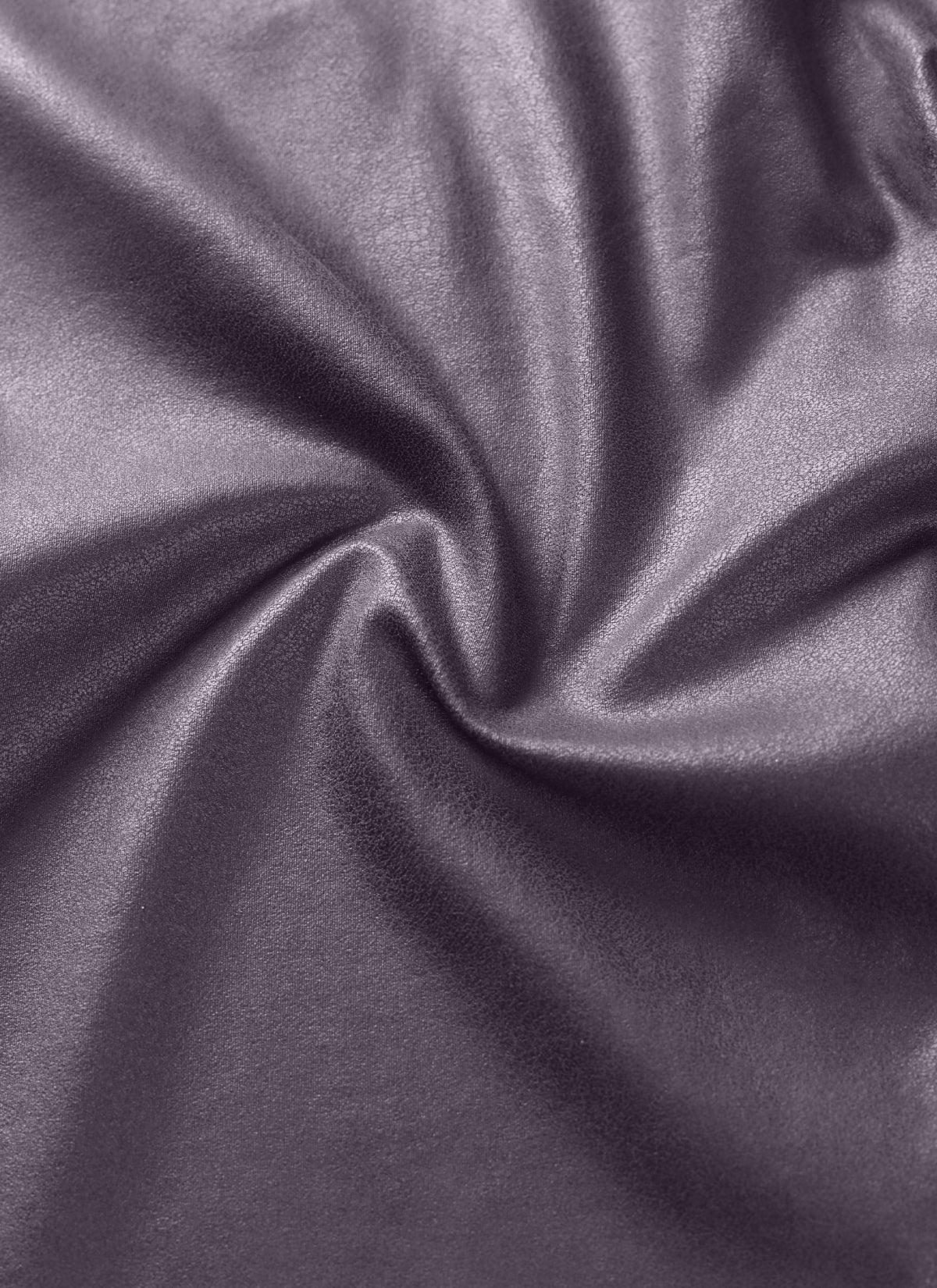 CRZ YOGA Babae Butterluxe Matte na Pekeng Leather na Leggings na 25'' Tornado Grey na Klasikong Disenyo